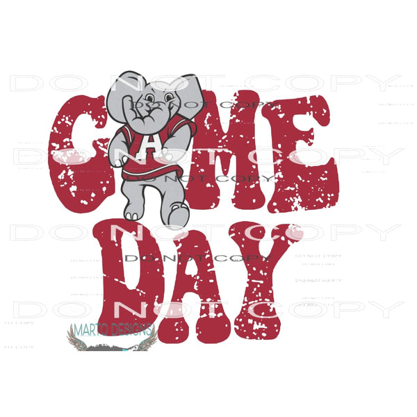 alabama game day # 9931 Sublimation transfers - Heat
