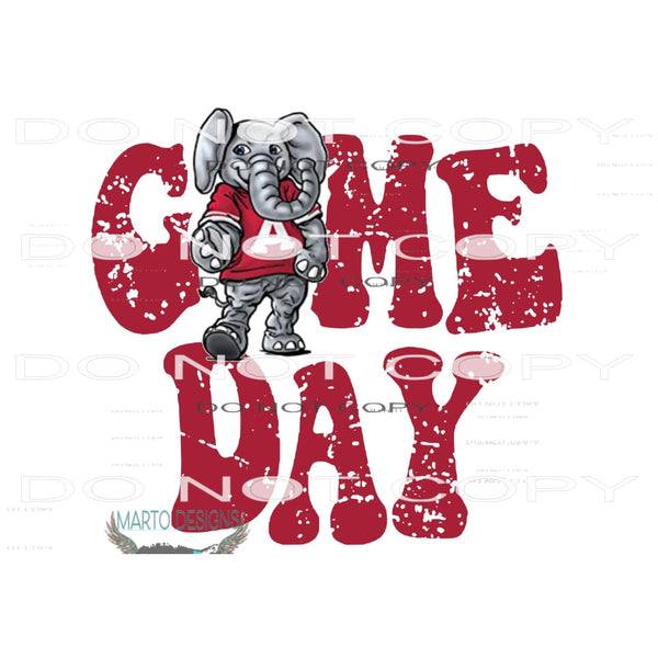 alabama game day # 9934 Sublimation transfers - Heat