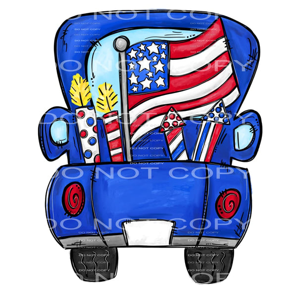 America truck # 1021 - Heat Transfer Graphic Tee - women’s