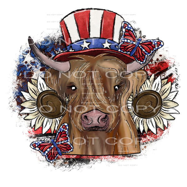 American cow # 762 Sublimation transfers - Heat Transfer
