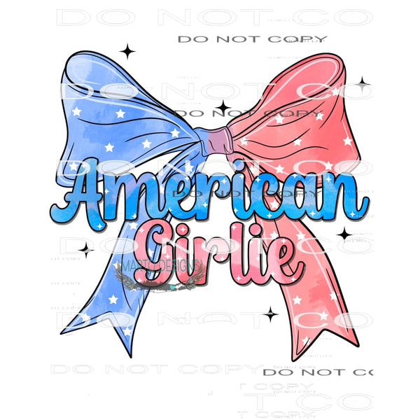American Girlie #10338 Sublimation transfers - Heat