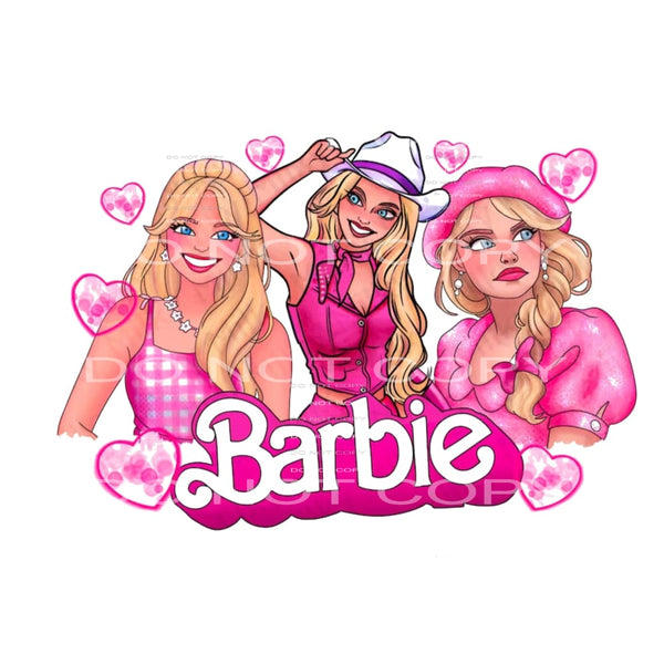Barbie 14 Sublimation transfers - Heat Transfer Graphic Tee