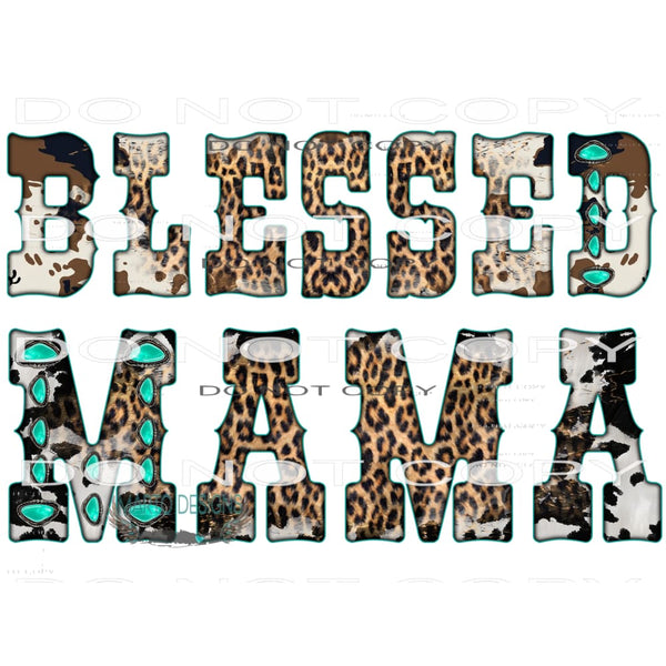 Blessed Mama #10517 Sublimation transfers - Heat Transfer