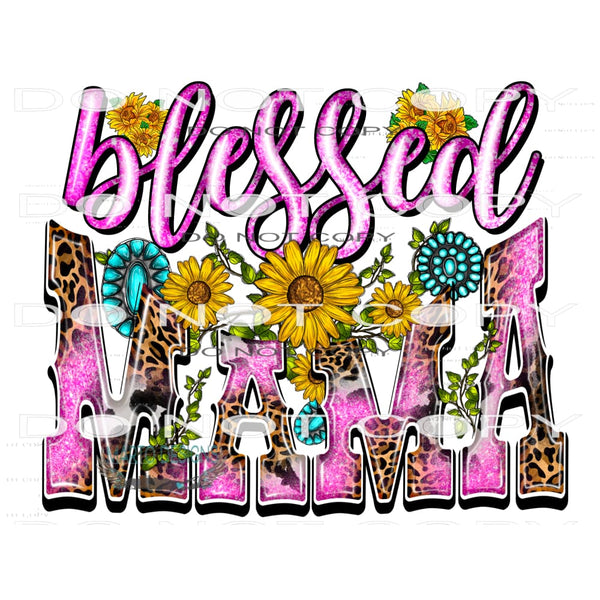 Blessed Mama #10521 Sublimation transfers - Heat Transfer
