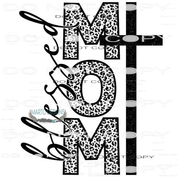 Blessed Mom #10250 Sublimation transfers - Heat Transfer