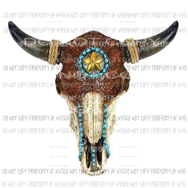 Bull skull mc314 Heat Transfer