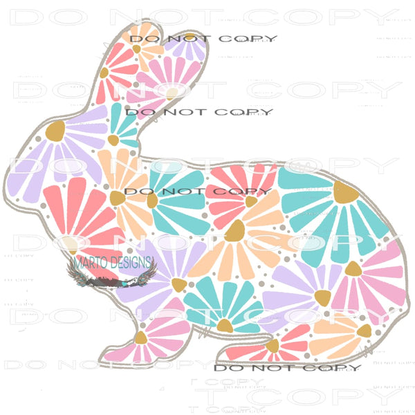 Bunny #10090 Sublimation transfers - Heat Transfer Graphic
