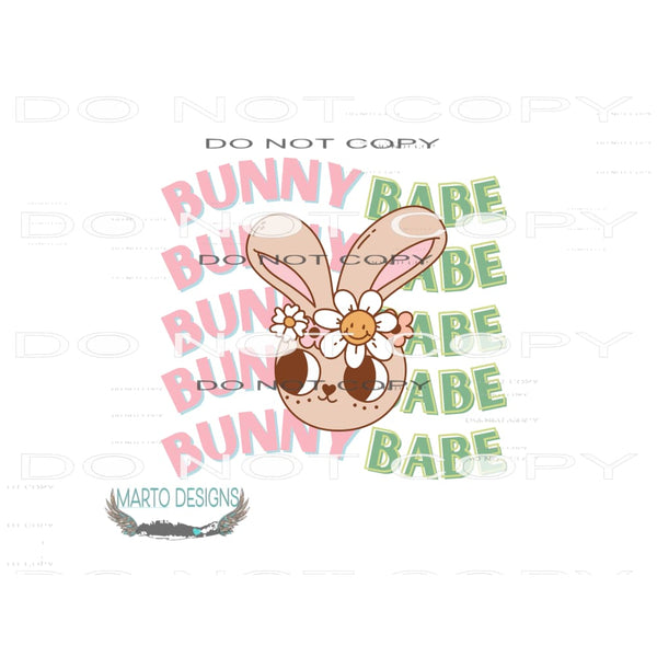 Bunny Babe #10193 Sublimation transfers - Heat Transfer
