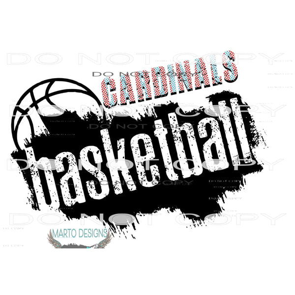 Cardinals basketball # 1001 Sublimation transfers - Heat