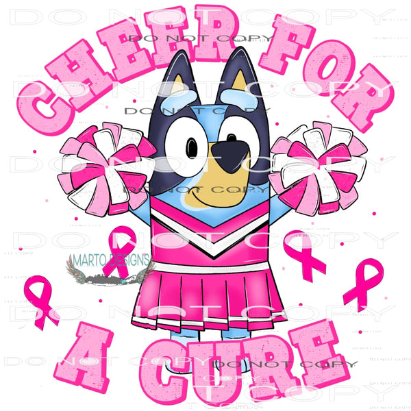 Cheer For A Cure #6074 Sublimation transfers - Heat Transfer