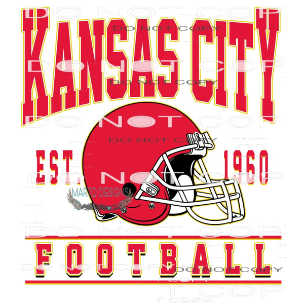 chiefs # 1961 Sublimation transfers - Heat Transfer Graphic
