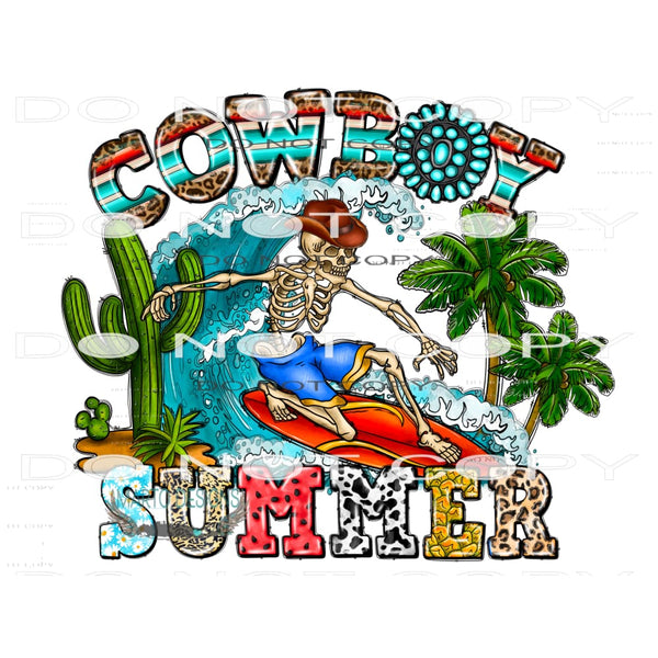 Cowboy Summer #10473 Sublimation transfers - Heat Transfer