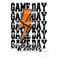 Custom Game Day Basketball # 2098 Sublimation transfers -