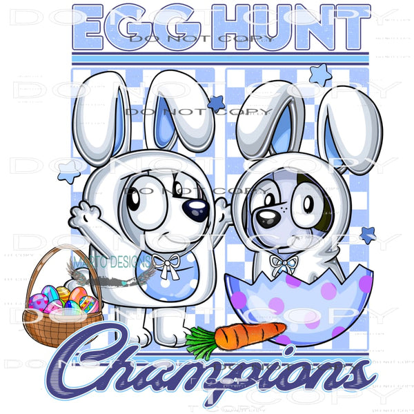 Egg Haunt Champions #10239 Sublimation transfers - Heat
