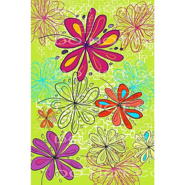 Flowers #5544 Sublimation transfers - Heat Transfer Graphic