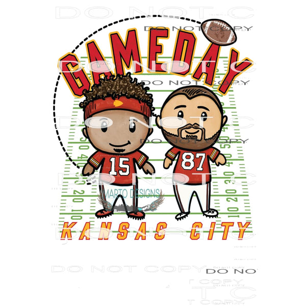 game day chiefs # 1017 Sublimation transfers - Heat Transfer