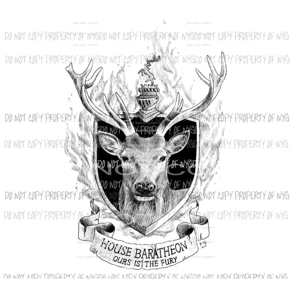 Game of Thrones 2 Sublimation transfers Heat Transfer