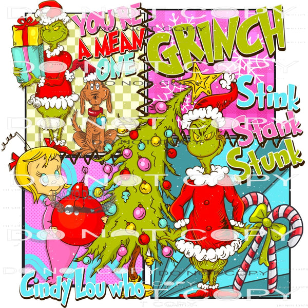 Grinch #6959 Sublimation transfers - Heat Transfer Graphic