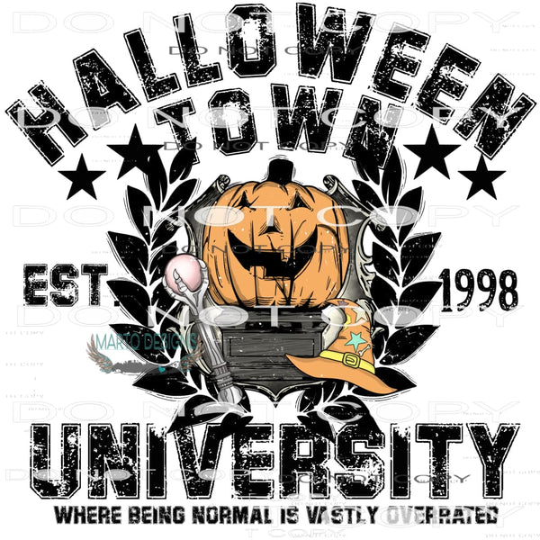 Halloween Town University #6792 Sublimation transfers - Heat