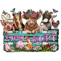 Happy Easter #10054 Sublimation transfers - Heat Transfer
