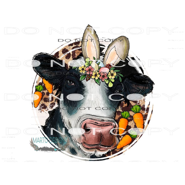 Happy Easter Cow #10053 Sublimation transfers - Heat