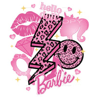 Hello Doll Barbie with pocket Sublimation transfers - Heat