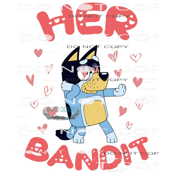 Her Bandit #9827 Sublimation transfers - Heat Transfer