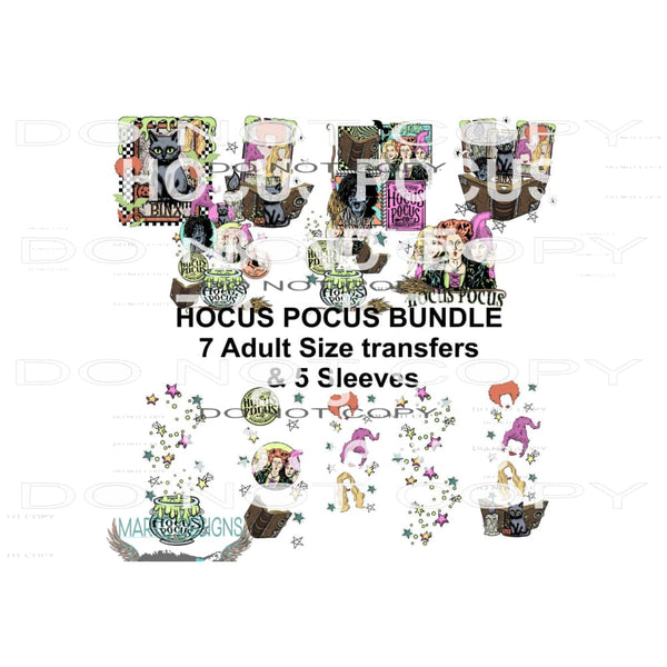 Hocus Pocus Bundle # 89972 Sublimation transfers - Heat