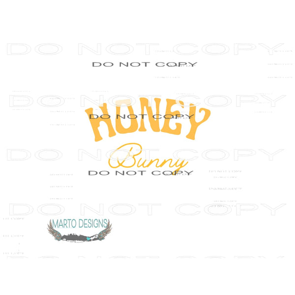 Honey Bunny #10164 Sublimation transfers - Heat Transfer