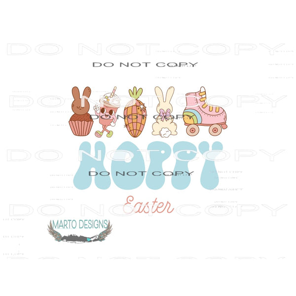 Hoppy Easter #10169 Sublimation transfers - Heat Transfer