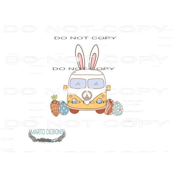 Hoppy Easter #10172 Sublimation transfers - Heat Transfer