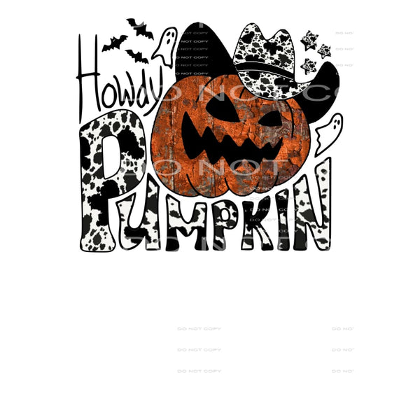 Howdy Pumpkin # 89922 Sublimation transfers - Heat Transfer