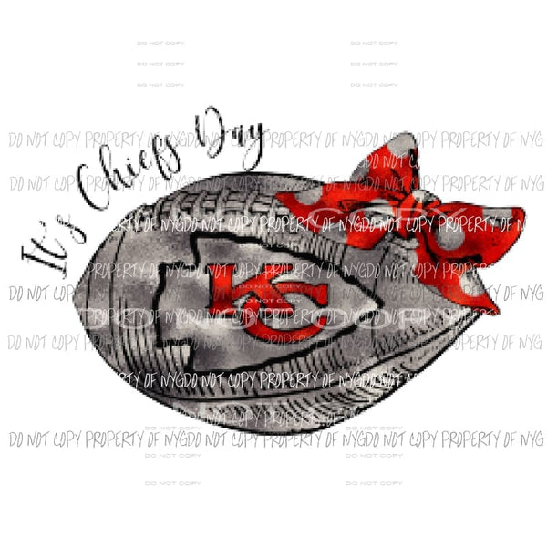its chiefs day Sublimation transfers Heat Transfer