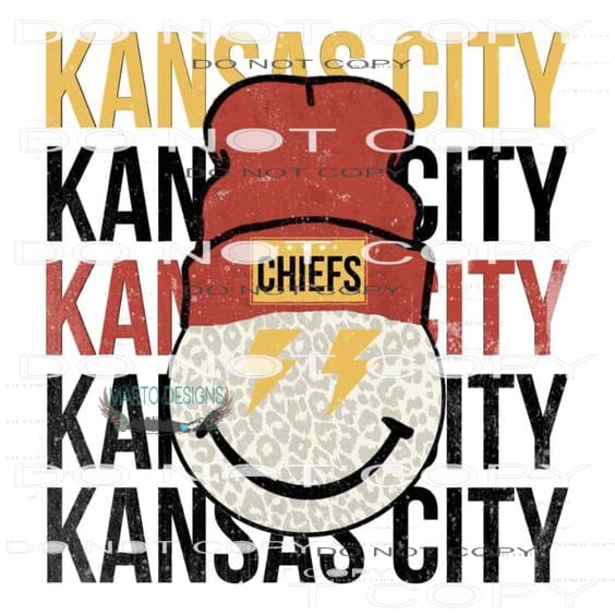 Kansas City Chiefs #6401 Sublimation transfers - Heat