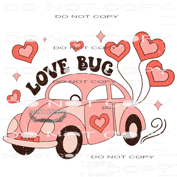 Love Bug #9111 Sublimation transfers - Heat Transfer Graphic