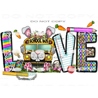 Love Easter #10072 Sublimation transfers - Heat Transfer