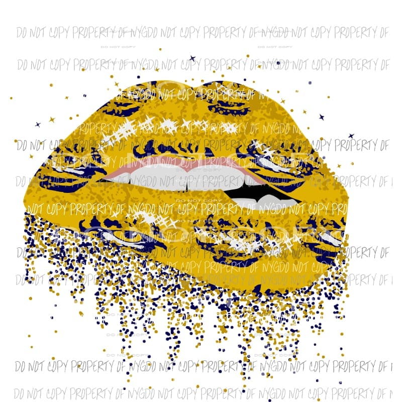 martodesigns - lsu lips Sublimation transfers