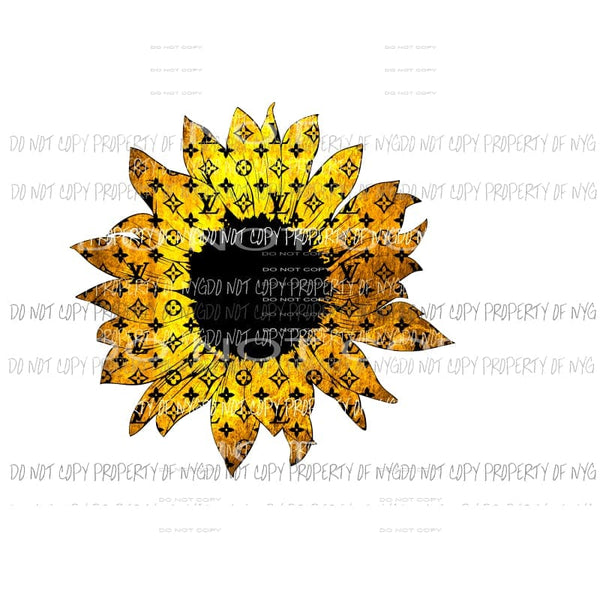 LV Sunflower #2 louis vuitton Sublimation transfers Heat Transfer
