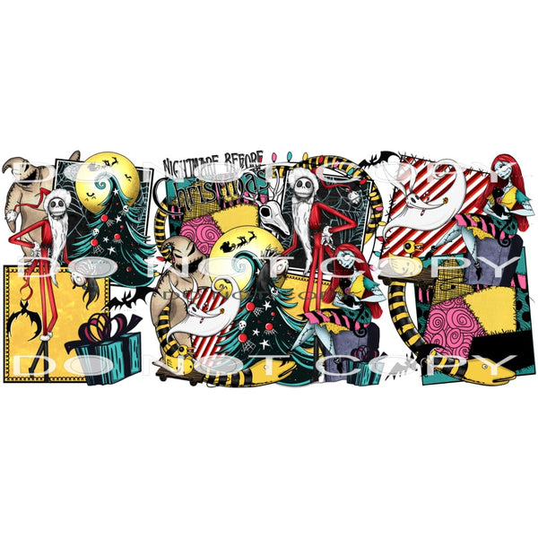Nightmare Before Christmas #8375 Sublimation transfers -