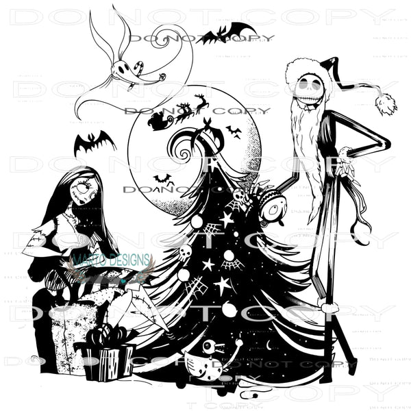 Nightmare Before Christmas #8673 Sublimation transfers -