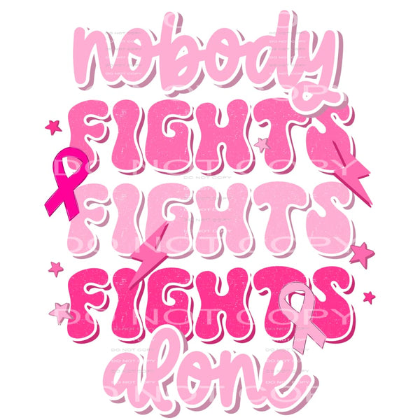 Nobody Fights Alone #5976 Sublimation transfers - Heat