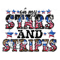 Oh My Stars And Stripes #10582 Sublimation transfers - Heat