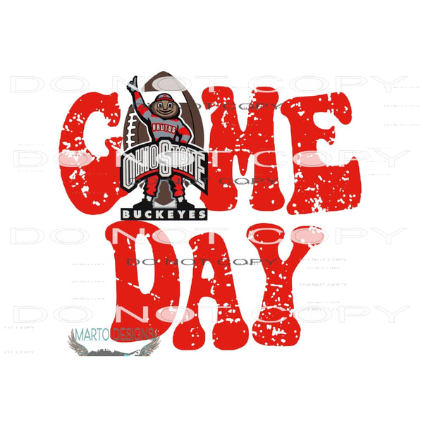 ohio game day # 9935 Sublimation transfers - Heat Transfer