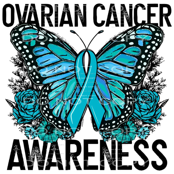 Ovarian Cancer Awareness #5550 Sublimation transfers - Heat