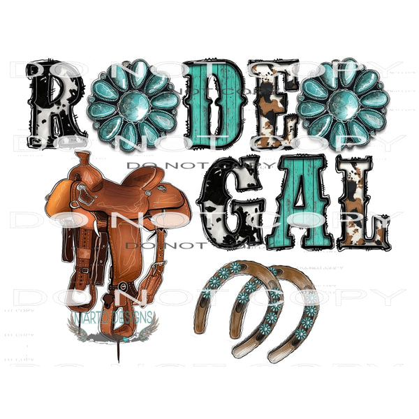 Rodeo Gal #10494 Sublimation transfers - Heat Transfer