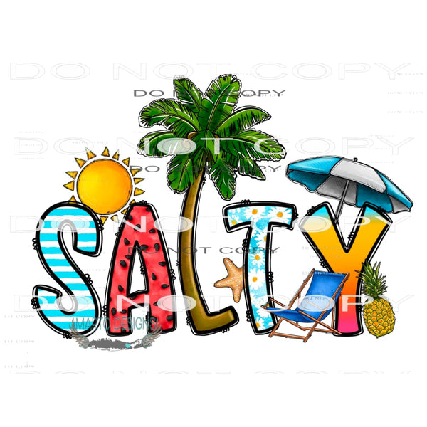 Salty #10428 Sublimation transfers - Heat Transfer Graphic