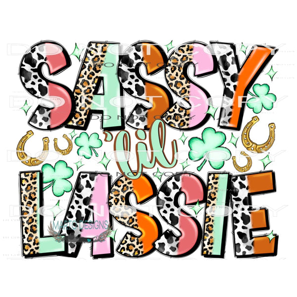 Sassy Lil Lassie #9746 Sublimation transfers - Heat Transfer