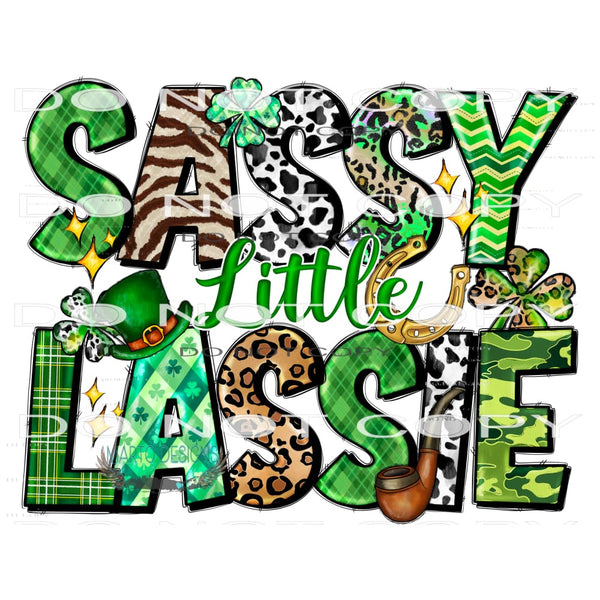 Sassy Little Lassie #9735 Sublimation transfers - Heat