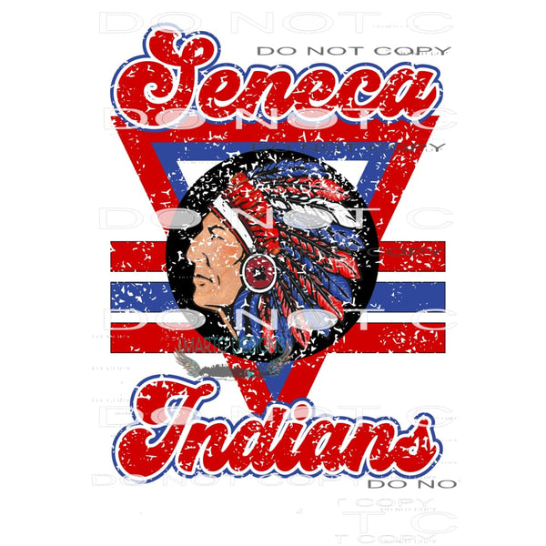 Seneca Indians Custom # 88134 Sublimation transfers - Heat