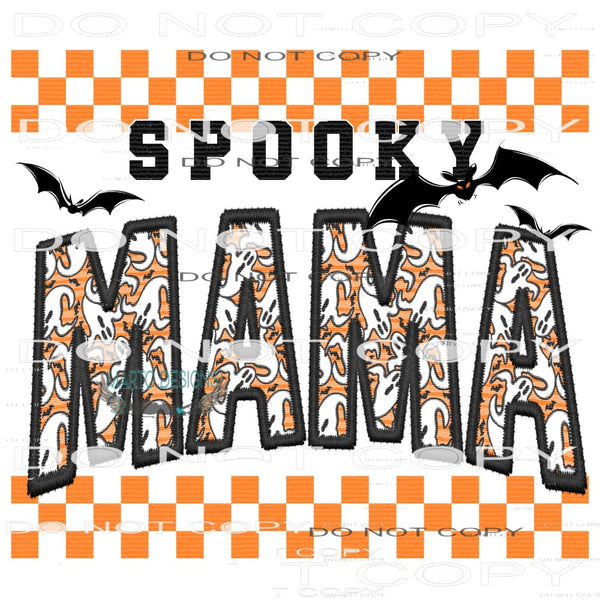 Spooky Mama #6448 Sublimation transfers - Heat Transfer